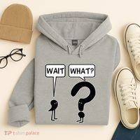 Wait What Funny Grammar Questioning Punctuation Hoodie thumb 4