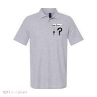 Wait What Funny Grammar Questioning Punctuation Polo thumb 0