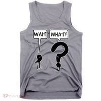 Wait What Funny Grammar Questioning Punctuation Tank Top thumb 0