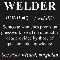 Welding Welder Funny Noun Definition Weld Apron thumb 3