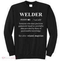 Welding Welder Funny Noun Definition Weld Sweatshirt thumb 0