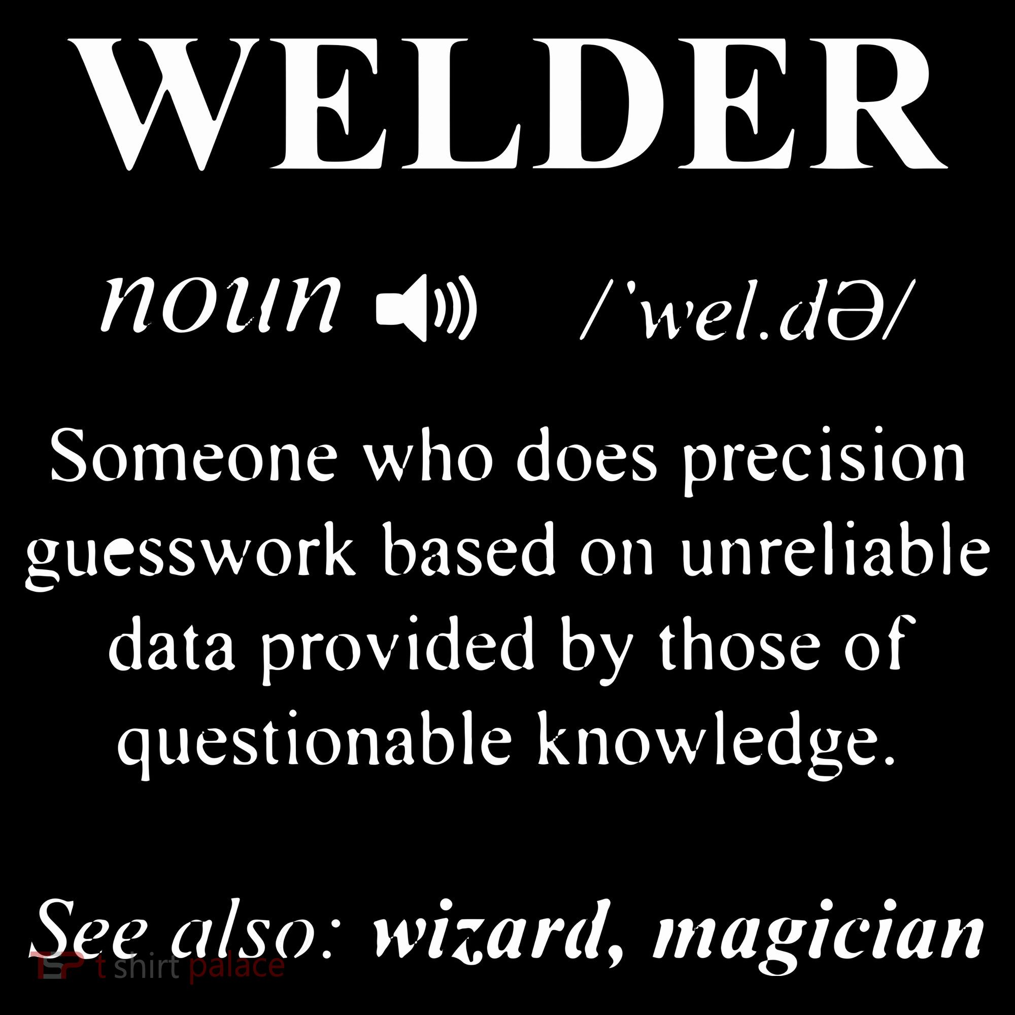 Welding Welder Funny Noun Definition Weld Women's Hoodie