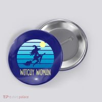 Witch Witchy Funny Gift Button thumb 0
