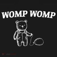 Womp Womp Funny Trending Quote Cartoon Bear Ornament thumb 1