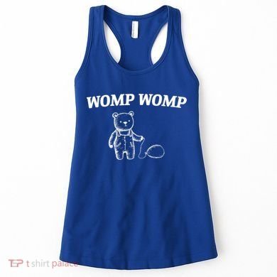Womp Womp Funny Trending Quote Cartoon Bear Women's Tank Top
