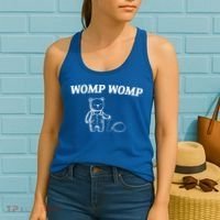 Womp Womp Funny Trending Quote Cartoon Bear Women's Tank Top thumb 2