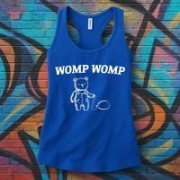 Womp Womp Funny Trending Quote Cartoon Bear Women's Tank Top thumb 3