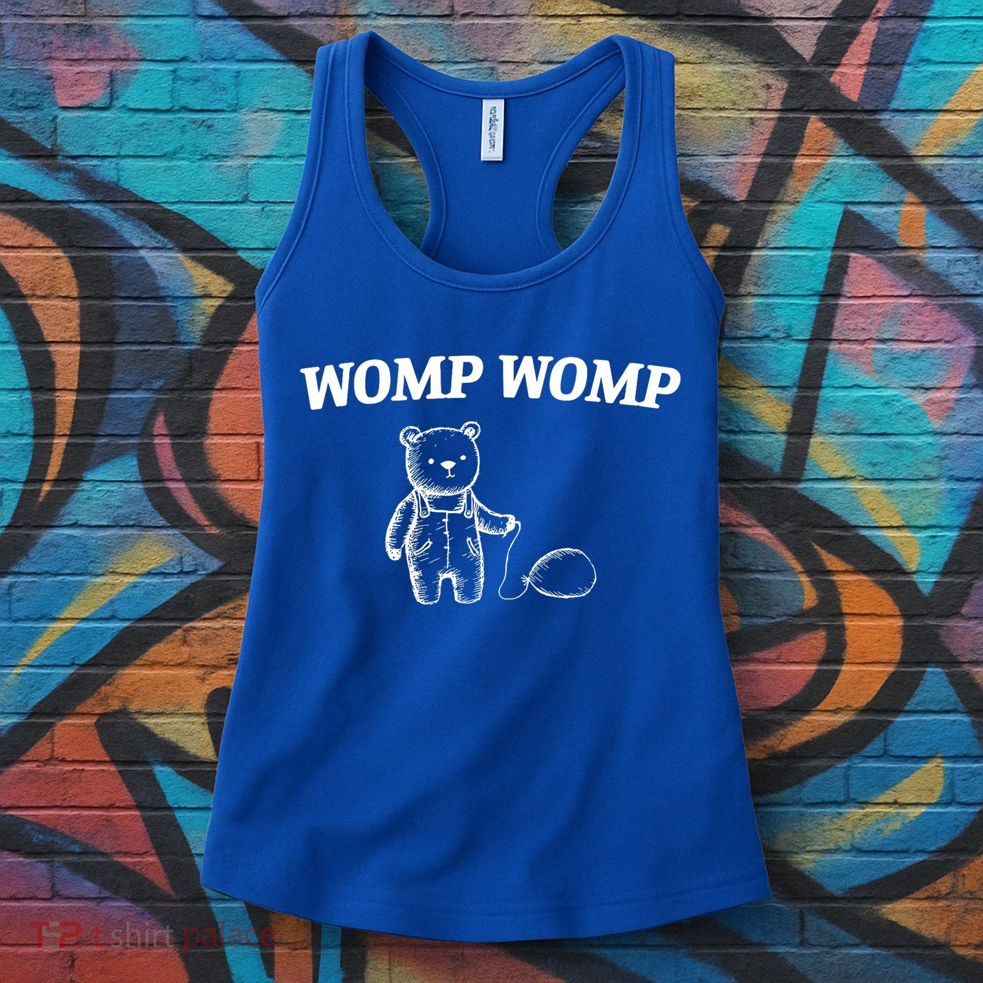 Womp Womp Funny Trending Quote Cartoon Bear Women's Tank Top