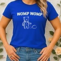 Womp Womp Funny Trending Quote Cartoon Bear Women's T-Shirt thumb 2