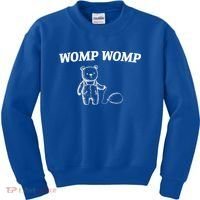 Womp Womp Funny Trending Quote Cartoon Bear Kids Sweatshirt thumb 0
