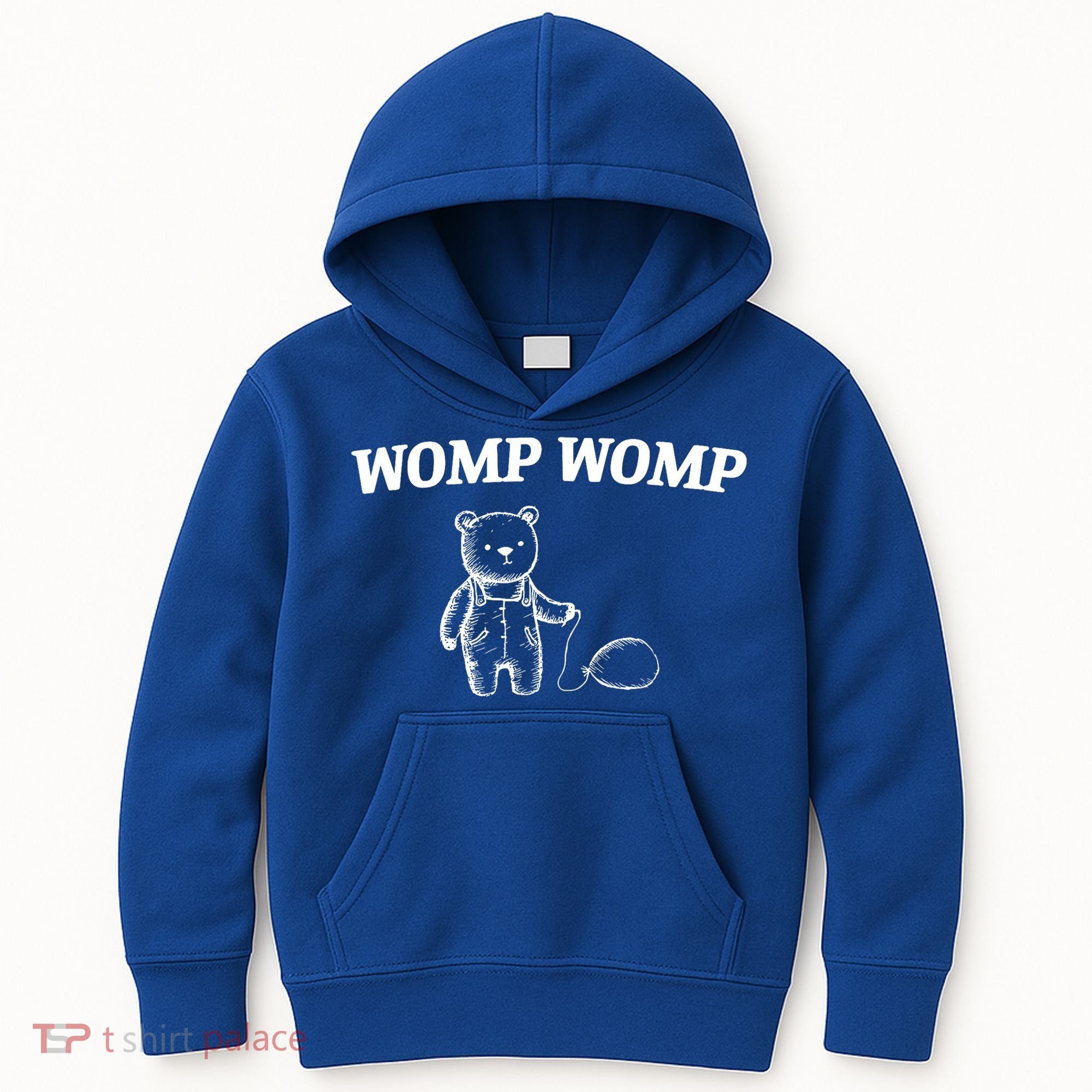 Womp Womp Funny Trending Quote Cartoon Bear Kids Hoodie
