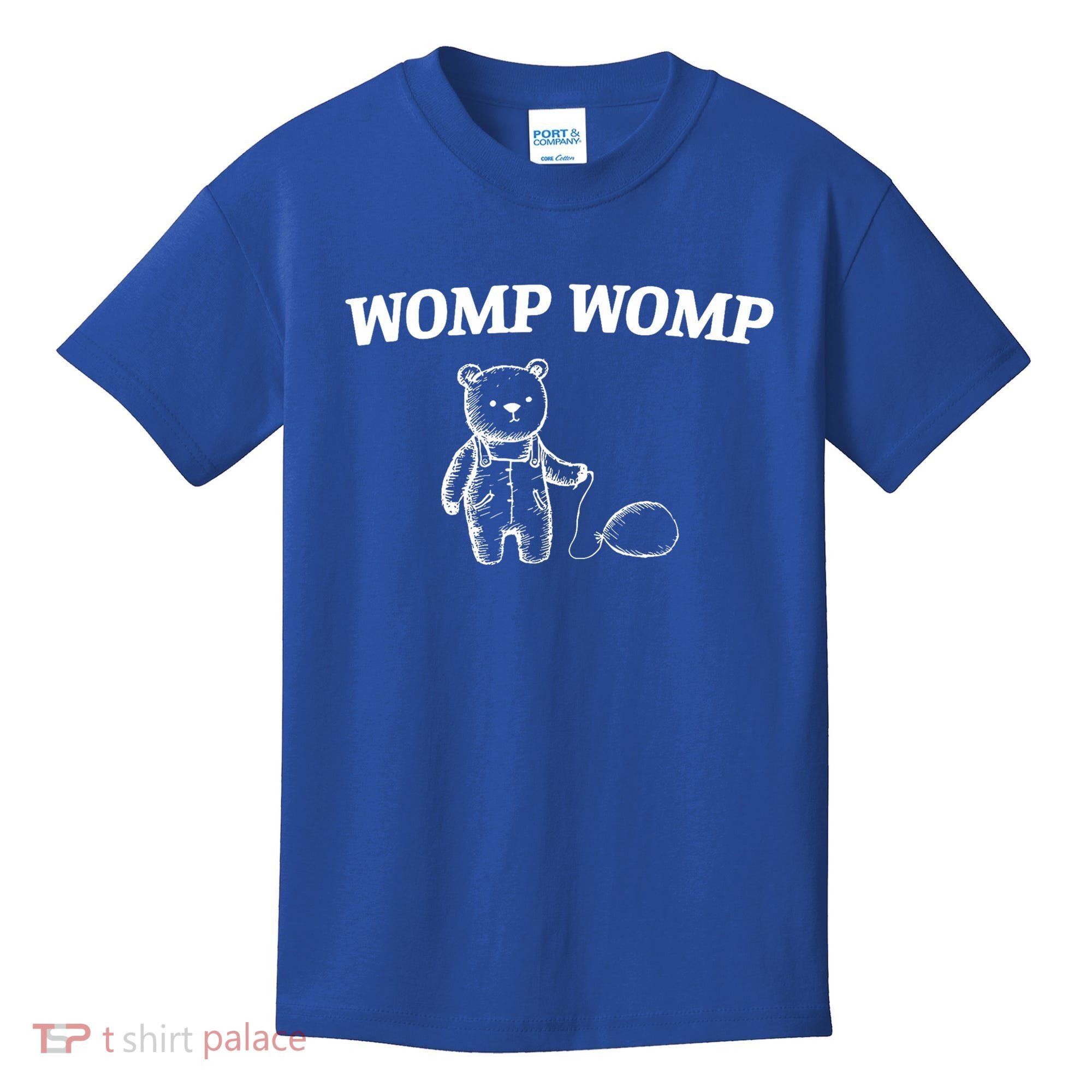Womp Womp Funny Trending Quote Cartoon Bear Kids T-Shirt