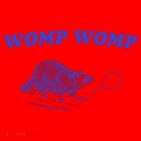 Womp Womp Funny Retro Raccoon Santa Hat thumb 1