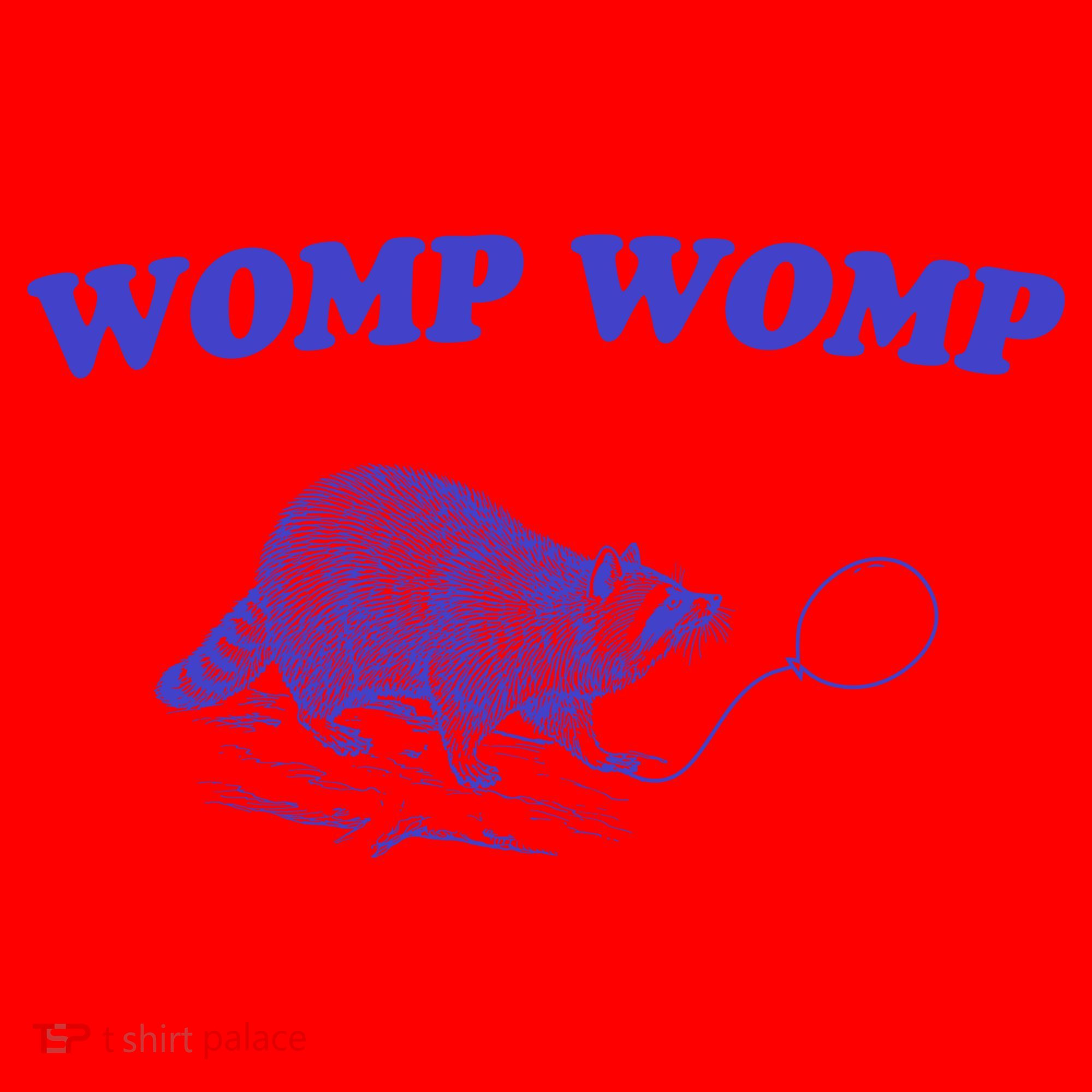 Womp Womp Funny Retro Raccoon Santa Hat