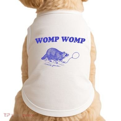 Womp Womp Funny Retro Raccoon Doggie Tank
