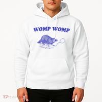 Womp Womp Funny Retro Raccoon Hoodie thumb 2