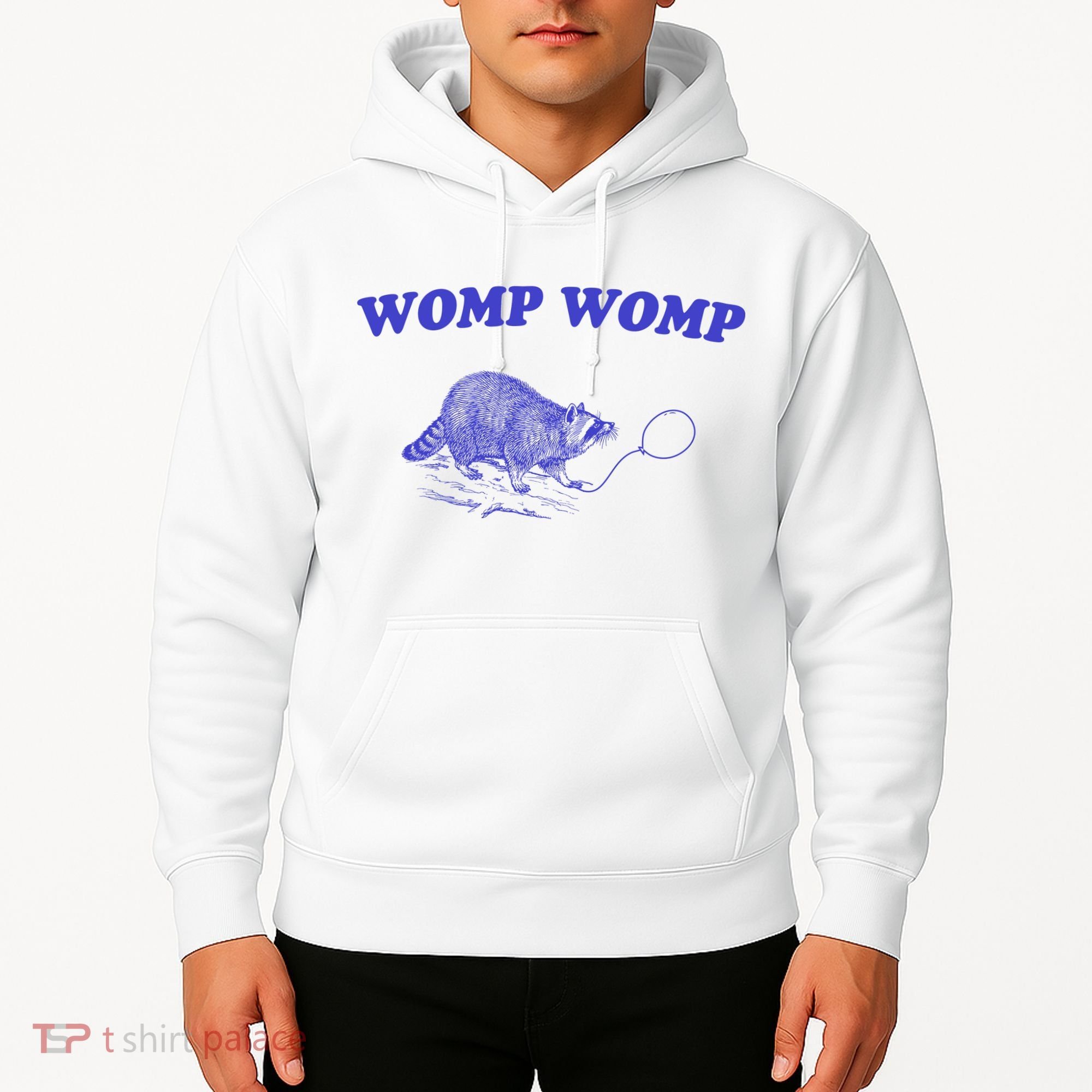 Womp Womp Funny Retro Raccoon Hoodie