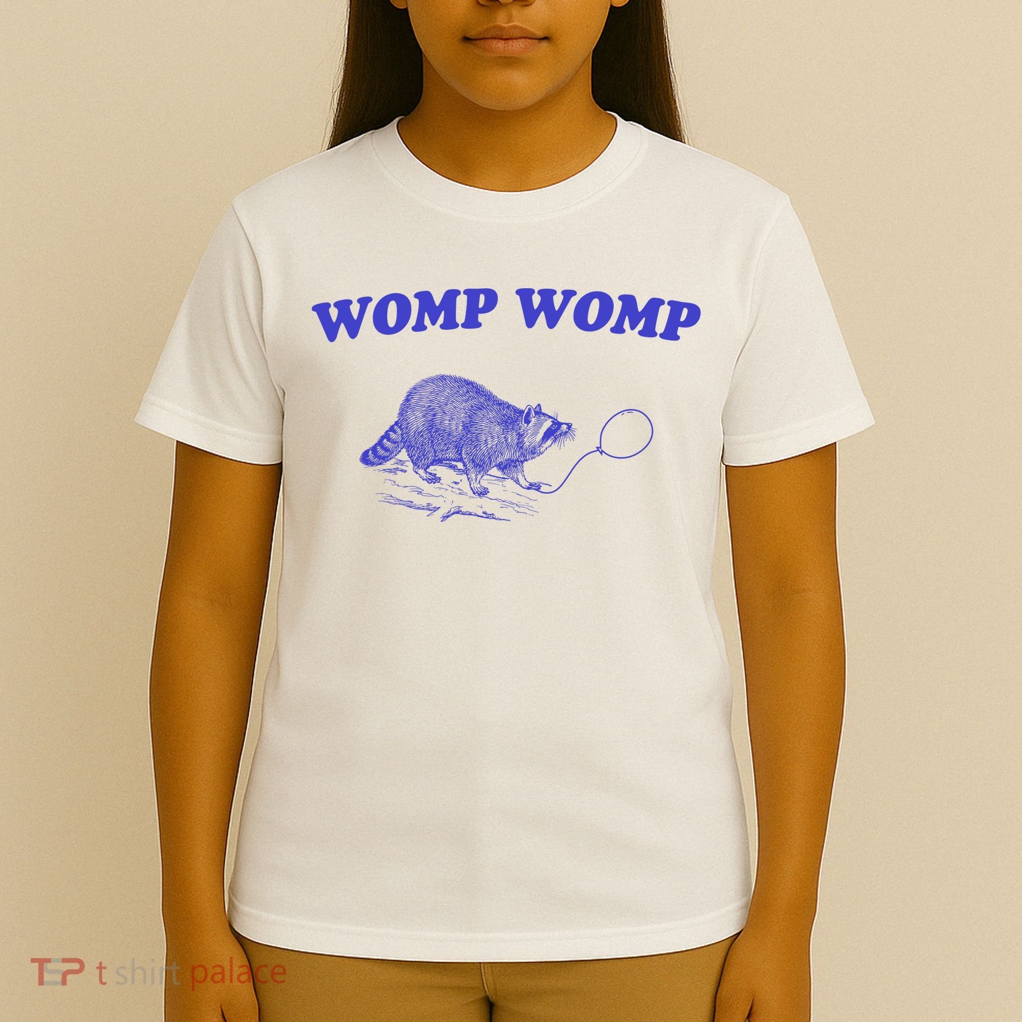 Womp Womp Funny Retro Raccoon T-Shirt