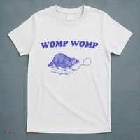 Womp Womp Funny Retro Raccoon T-Shirt thumb 5