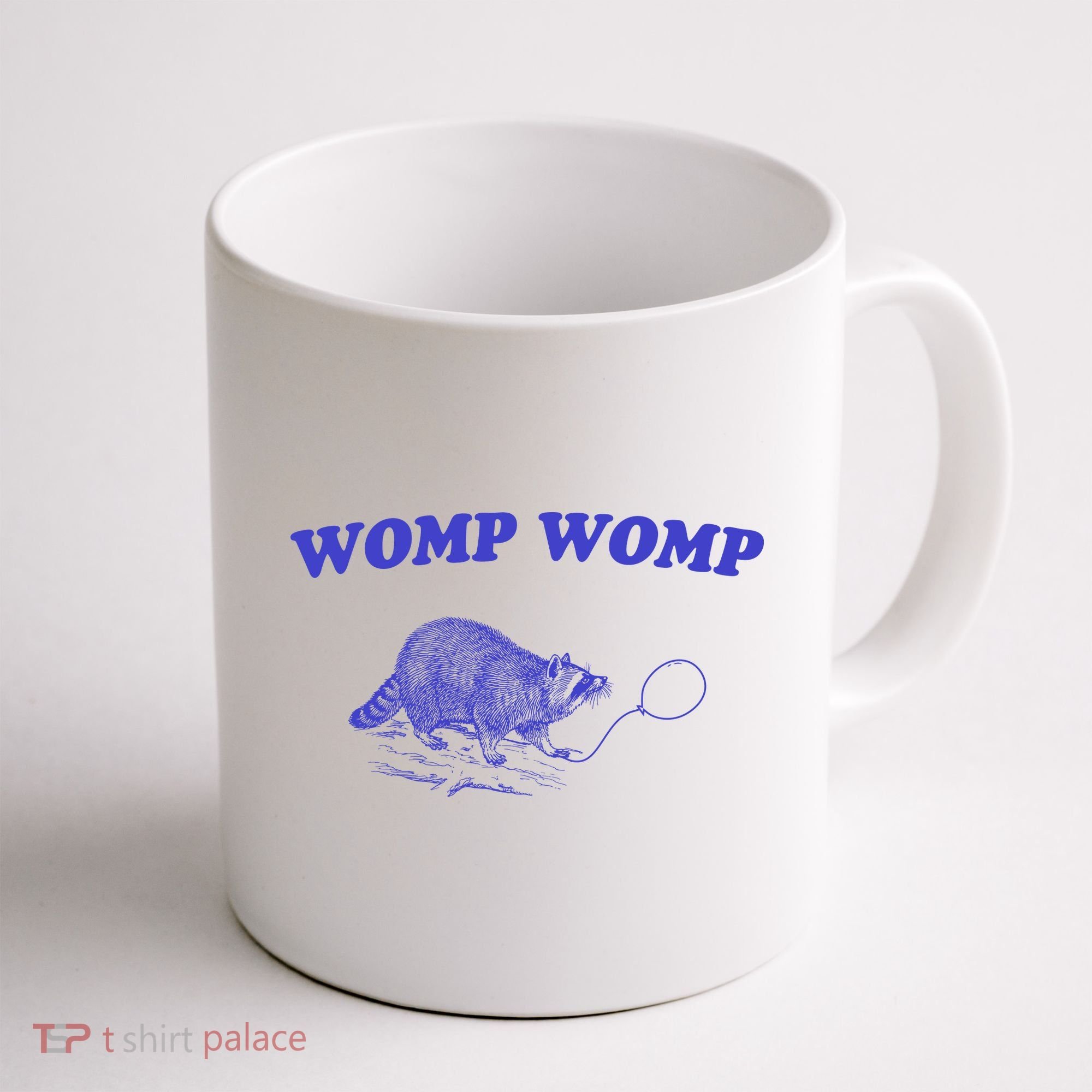 Womp Womp Funny Retro Raccoon Coffee Mug