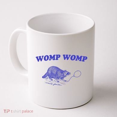 Womp Womp Funny Retro Raccoon Coffee Mug