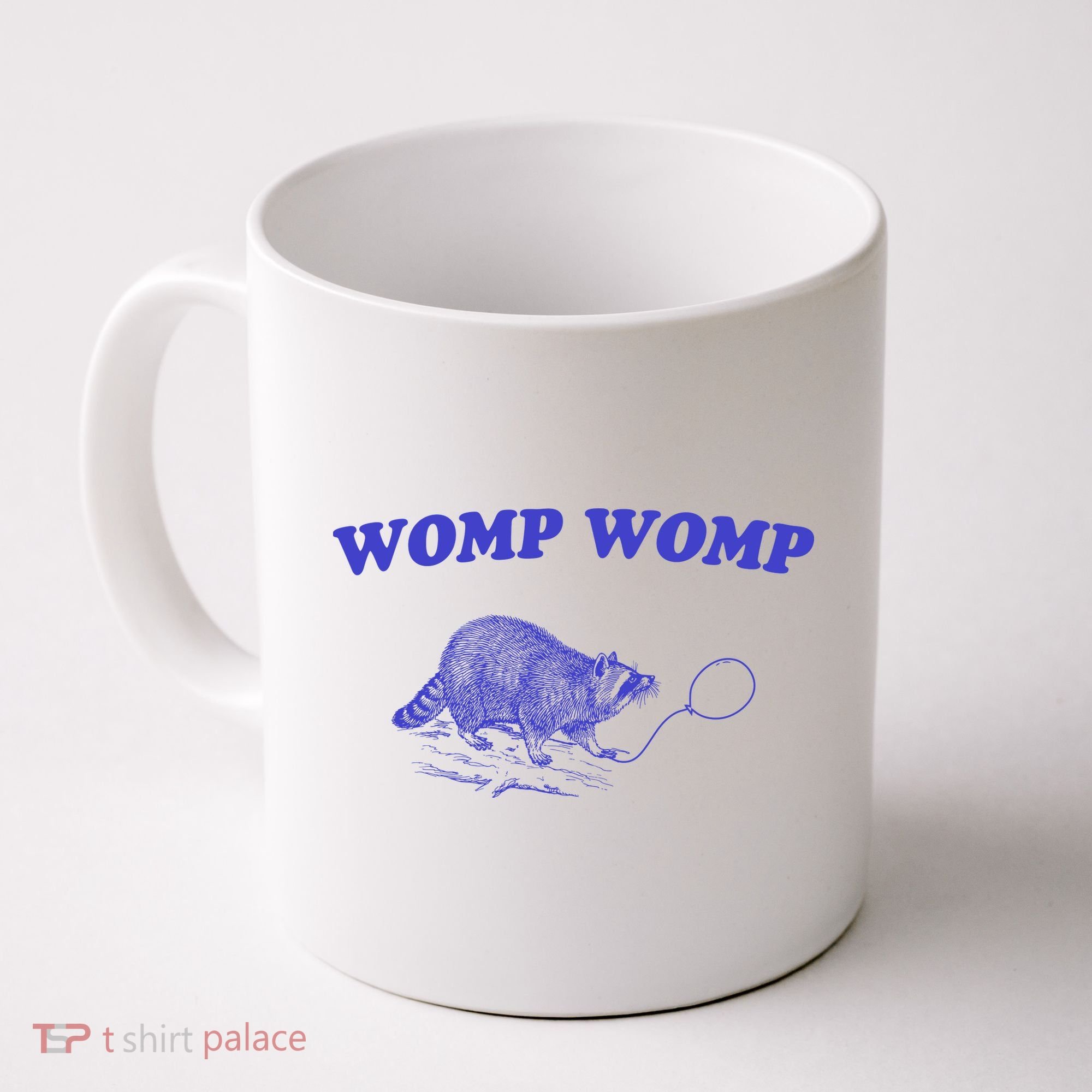 Womp Womp Funny Retro Raccoon Coffee Mug