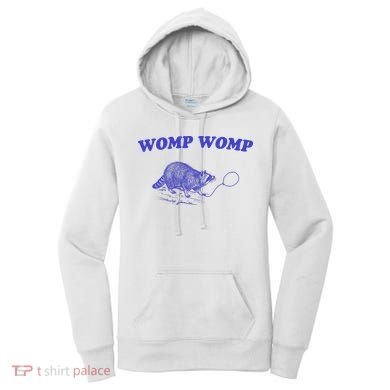 Womp Womp Funny Retro Raccoon Women's Hoodie