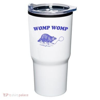 Womp Womp Funny Retro Raccoon Tumbler