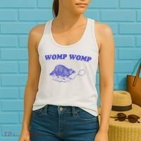 Womp Womp Funny Retro Raccoon Women's Tank Top thumb 2