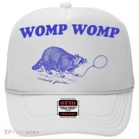 Womp Womp Funny Retro Raccoon Hat thumb 0
