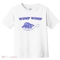 Womp Womp Funny Retro Raccoon Toddler T-Shirt thumb 0