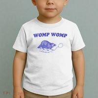 Womp Womp Funny Retro Raccoon Toddler T-Shirt thumb 2