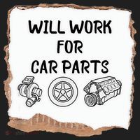 Will Work For Car Parts Car Enthusiast Muscle Car 15oz Campfire Ceramic Mug thumb 2