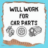 Will Work For Car Parts Car Enthusiast Muscle Car T-Shirt thumb 6