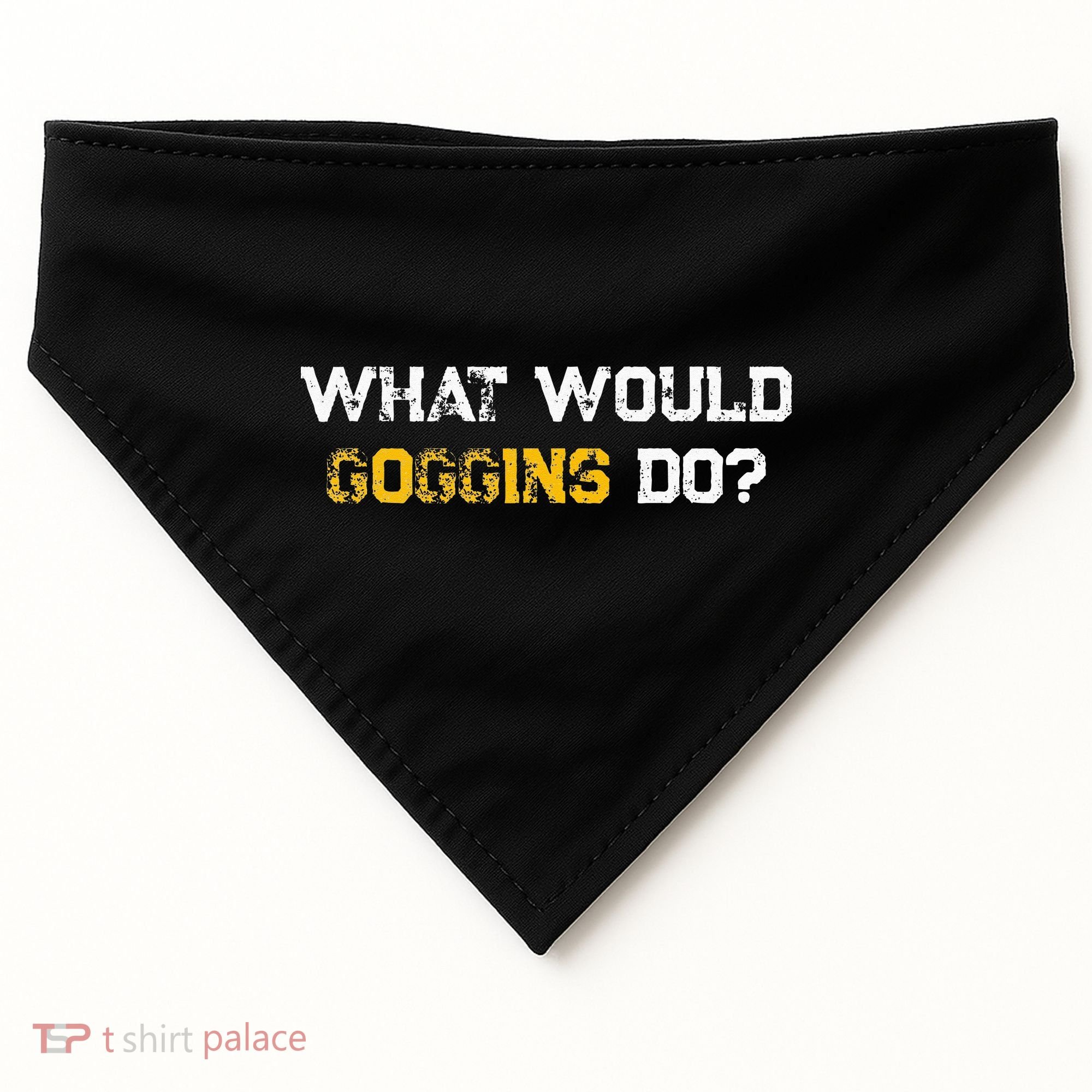 WHAT WOULD GOGGINS DO USA-Made Doggie Bandana