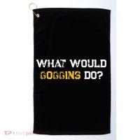 WHAT WOULD GOGGINS DO Golf Towel thumb 0