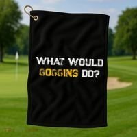 WHAT WOULD GOGGINS DO Golf Towel thumb 1