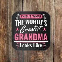 What World's Greatest Grandma Looks Like Mothers Day Coaster thumb 0
