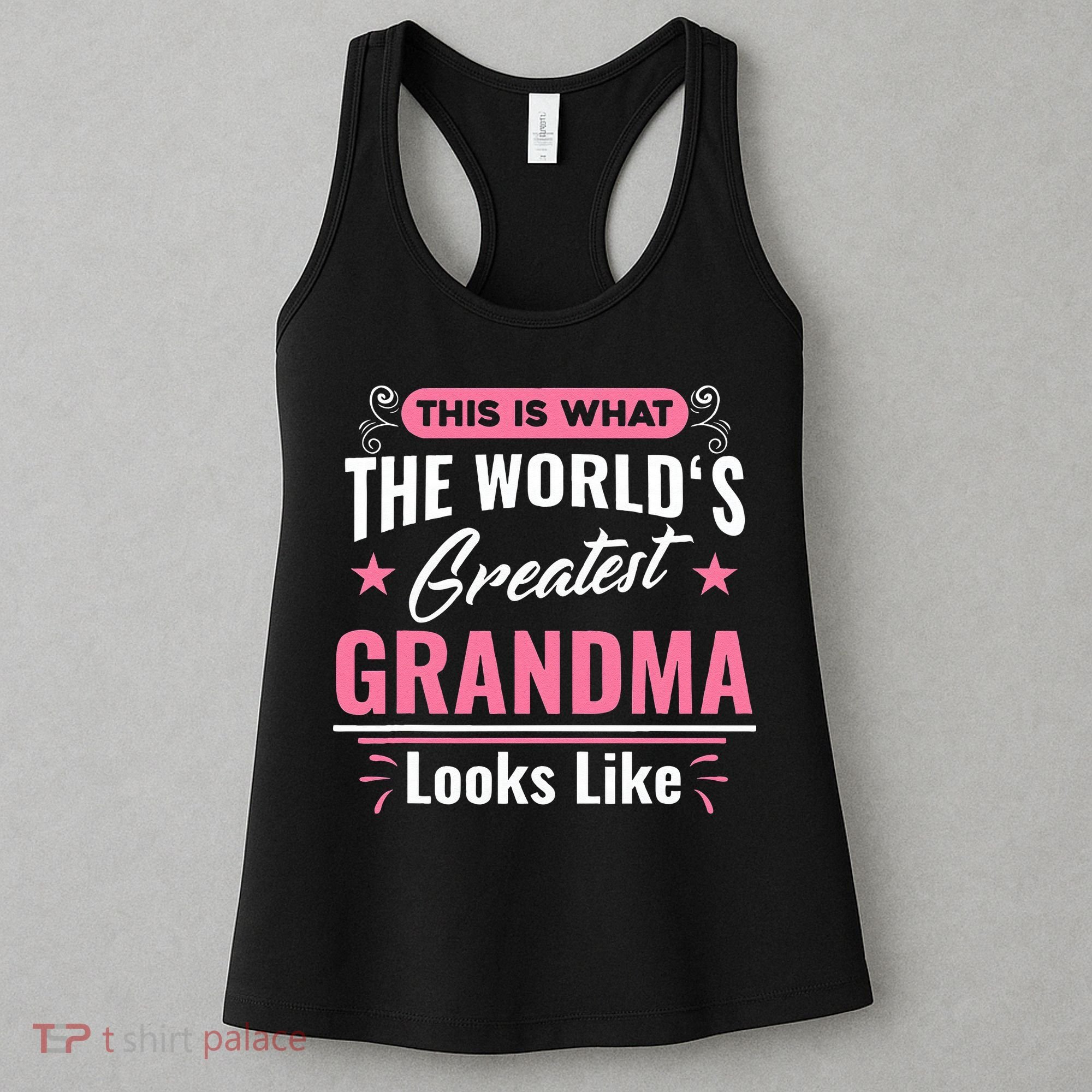 What World's Greatest Grandma Looks Like Mothers Day Women's Tank Top