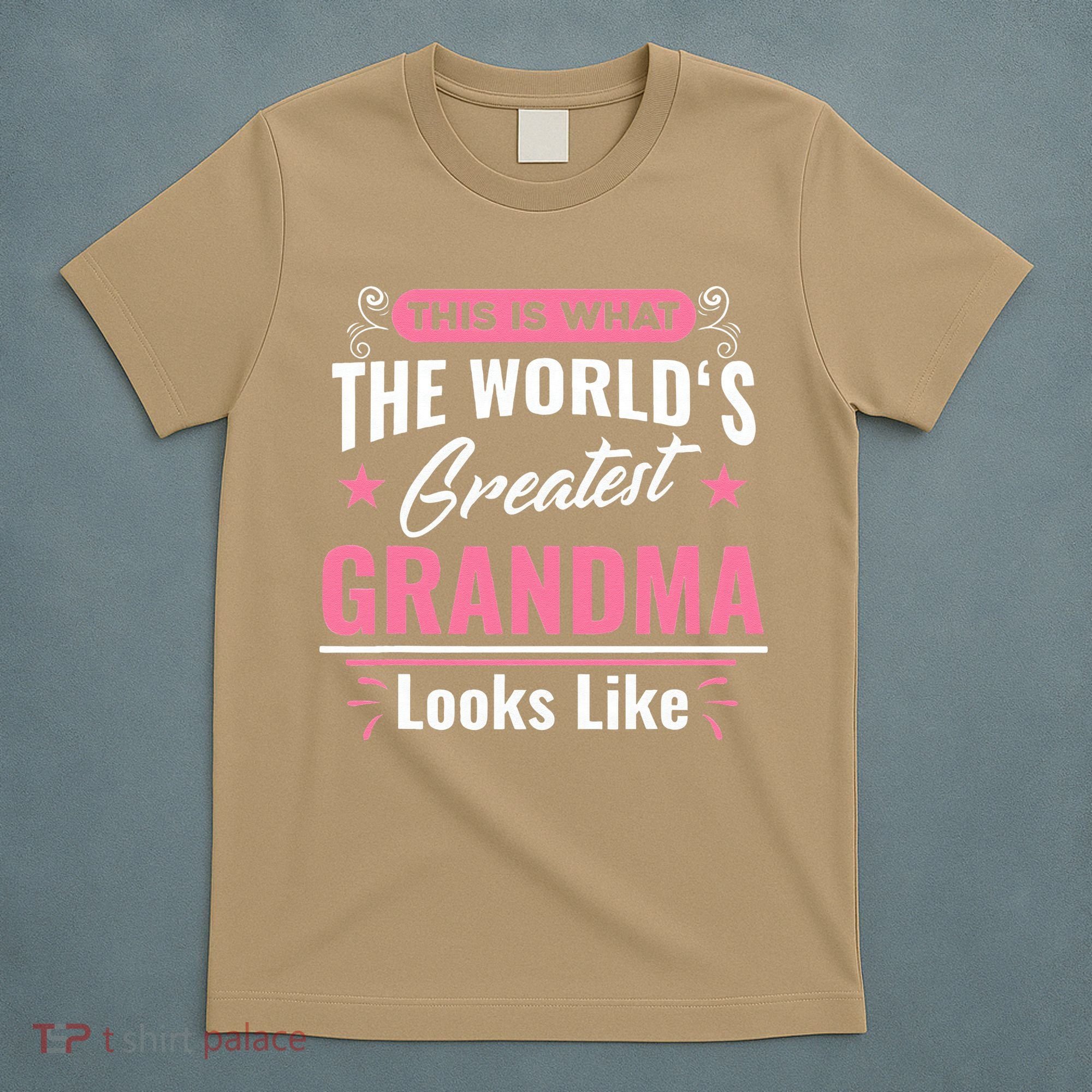 What World's Greatest Grandma Looks Like Mothers Day T-Shirt