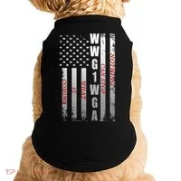 WWG1WGA Nothing Can Stop What Is Coming Doggie Tank thumb 0
