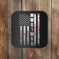 WWG1WGA Nothing Can Stop What Is Coming Coaster thumb 0