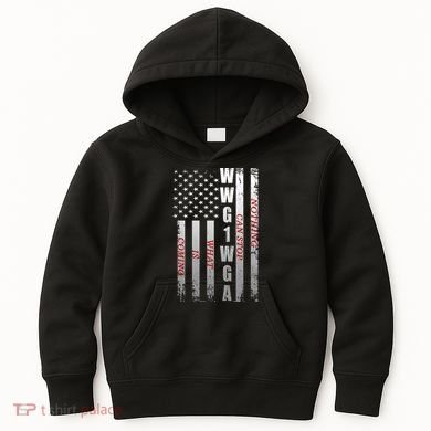 WWG1WGA Nothing Can Stop What Is Coming Kids Hoodie
