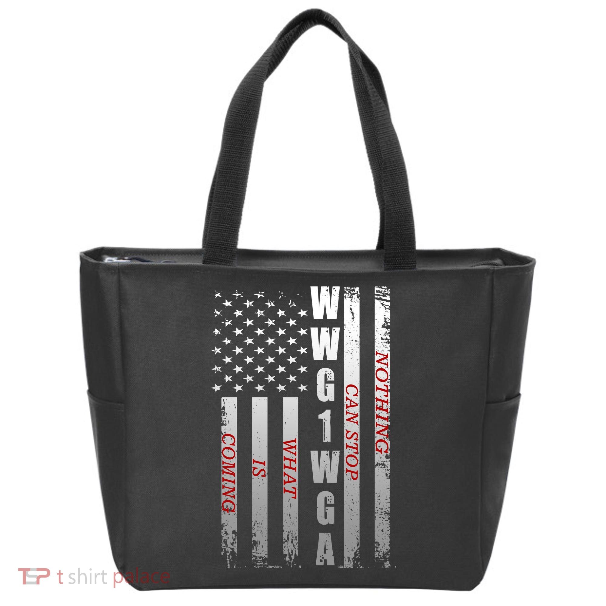 WWG1WGA Nothing Can Stop What Is Coming Tote Bag