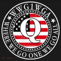WWG1WGA Qanon Flag Emblem Backpack thumb 2