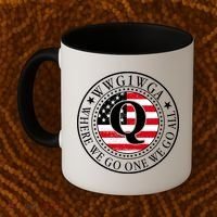 WWG1WGA Qanon Flag Emblem Coffee Mug thumb 2