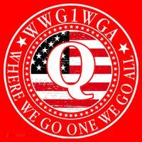 WWG1WGA Qanon Flag Emblem Doggie Tank thumb 4