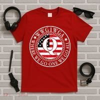 WWG1WGA Qanon Flag Emblem T-Shirt thumb 5