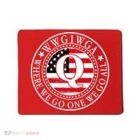 WWG1WGA Qanon Flag Emblem Mousepad thumb 0