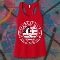 WWG1WGA Qanon Flag Emblem Women's Tank Top thumb 3